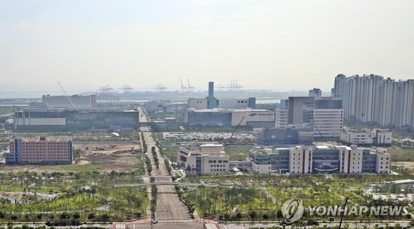 송도 바이오클러스터[인천경제자유구역청 제공=연합뉴스. 재판매 및 DB 금지]