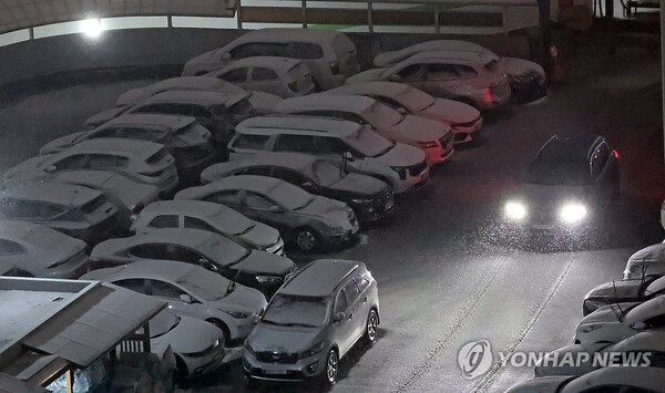 대설특보 속 강릉에 많은 눈 / 강릉=연합뉴스