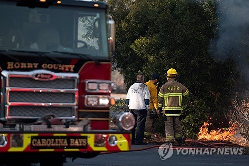 사우스캐롤라이나주 산불[게티이미지/AFP 연합뉴스. 재판매 및 DB 금지]